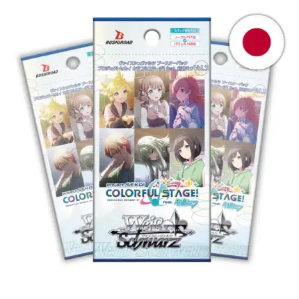 Cartas Proyecto Sekai! Hatsune Miku Vol. 3 (por sobre)