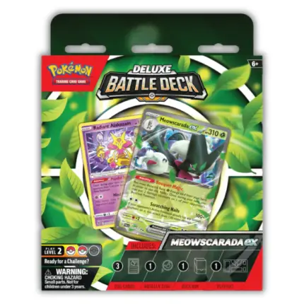 Pokemon Meowscarada ex Deluxe Battle Deck