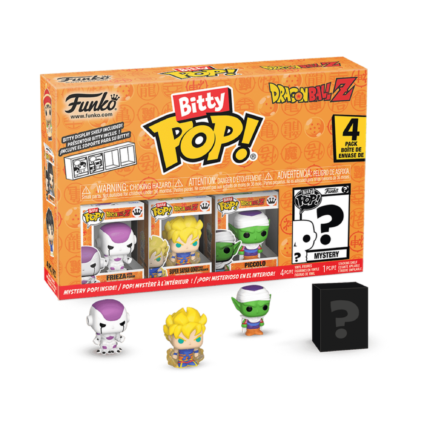 Funko Bitty Pop! Dragon Ball Z (paq de 4 y 1 mini figura sorpresa) - 2.2 cm