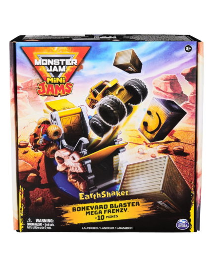 Autos mini Monster Jam - 10 mini camiones de juguetes para niños a partir de 3 años
