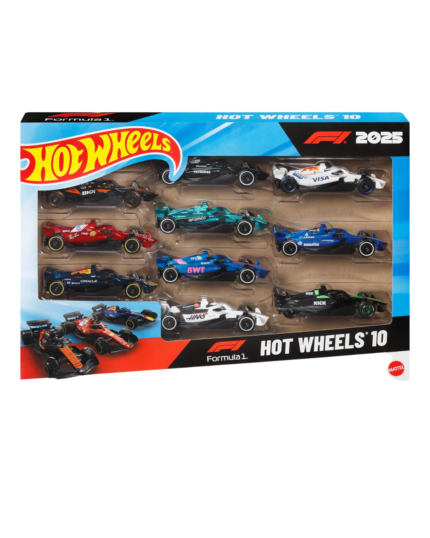 Autos Hot Wheels Formula 1_2025 (pack 10)