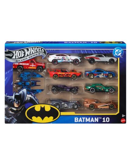 Autos Hot Wheels de Batman paquete de 10 (incluye un Batplane)